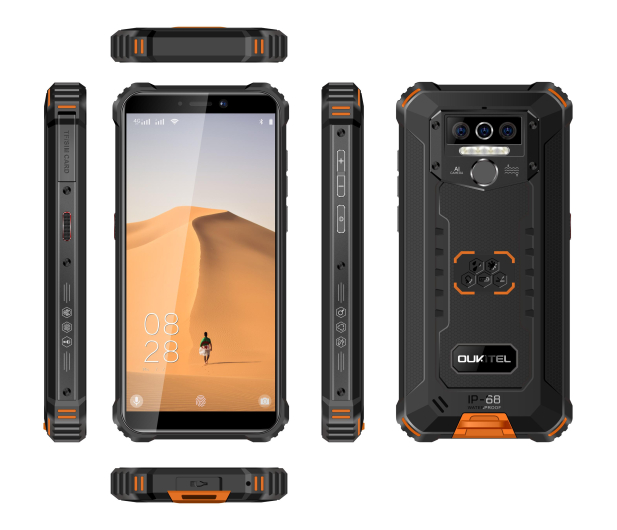 OUKITEL WP5 Pro 4/64GB 8000mAh pomarańczowy - 582465 - zdjęcie 8
